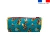 Kit trousse double compartiment motif lion pirate + 1 trousse assortie - Création Stillistic