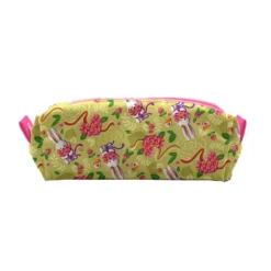 Kit trousse double compartiment motif lapin printanier + 1 trousse assortie - Création Stillistic