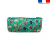 Kit trousse double compartiment motif poisson oeuf + 1 trousse assortie - Création Stillistic
