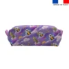 Kit trousse double compartiment motif panda ange + 1 trousse assortie - Création Stillistic