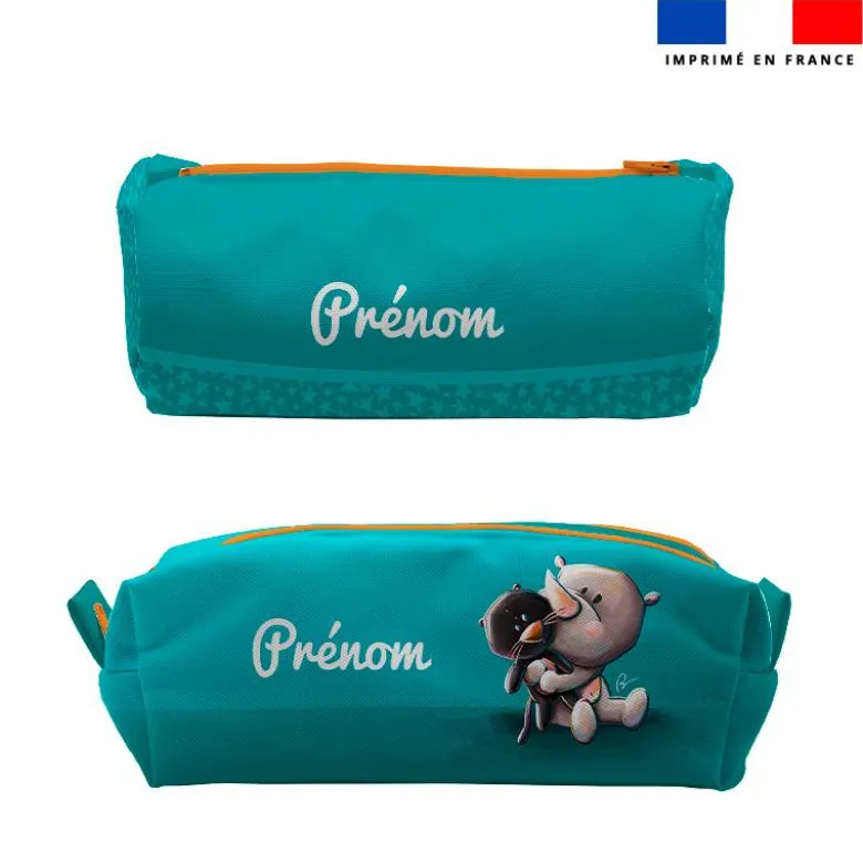 Kit trousses scolaires personnalisées - Bébé rhino - Création Stillistic