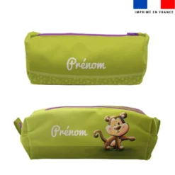 Kit trousses scolaires personnalisées - Bébé singe - Création Stillistic