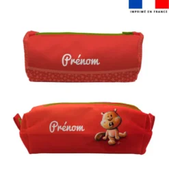 Kit trousses scolaires personnalisées - Bébé castor - Création Stillistic