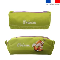 Kit trousses scolaires personnalisées - Bébé renard papillon - Création Stillistic