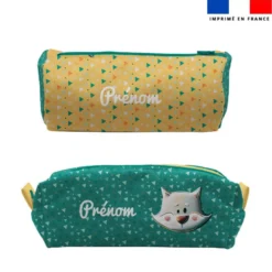 Kit trousses scolaires personnalisées - Animaux du froid Renard - Création Stillistic
