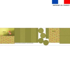 Kit trousses scolaires personnalisées - Renard noeud papillon - Création Stillistic
