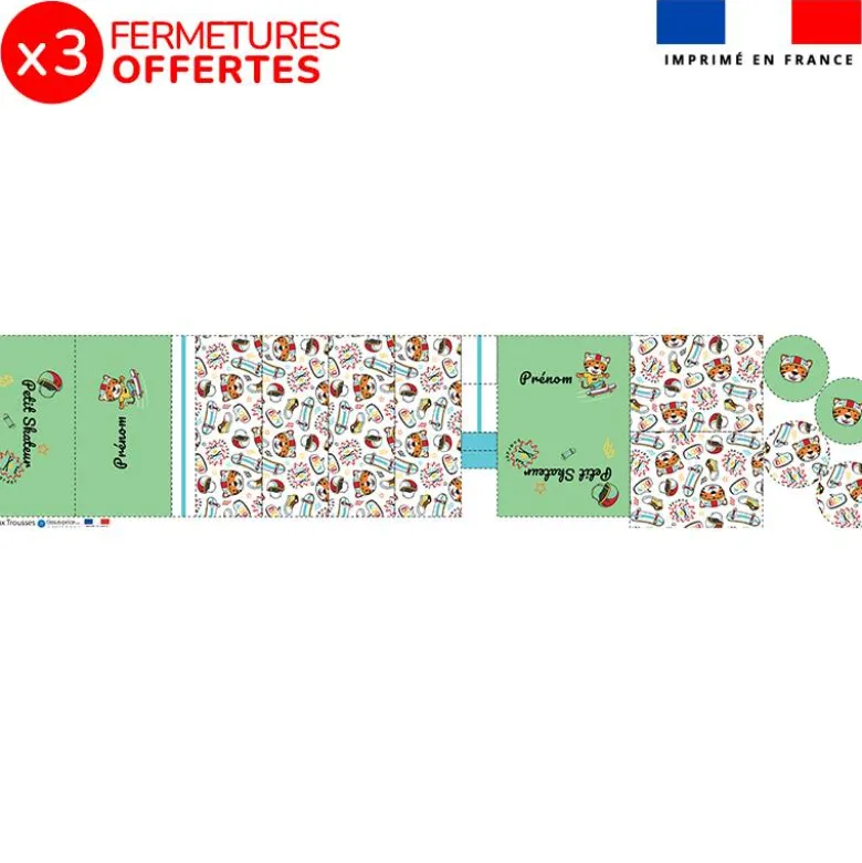 Kit trousses scolaires personnalisées - Petit skater