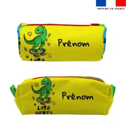 Kit trousses scolaires personnalisées - Dino skater