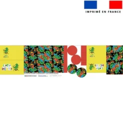 Kit trousses scolaires personnalisées - Dino skater