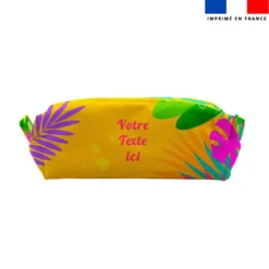 Kit trousses scolaires personnalisées - Feuilles tropicales multicolores