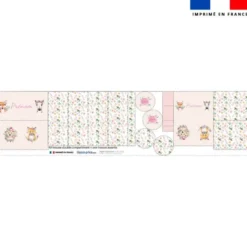 Kit trousses scolaires personnalisées - Animaux aquarelle