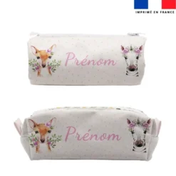 Kit trousses scolaires personnalisées - Animaux aquarelle