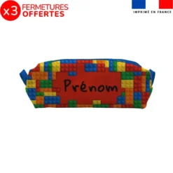 Kit trousses scolaires personnalisées - Briques multicolores