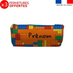 Kit trousses scolaires personnalisées - Briques multicolores