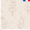 Lapine danseuse - Fond beige