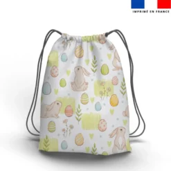 Lapins de Pâques - Fond blanc