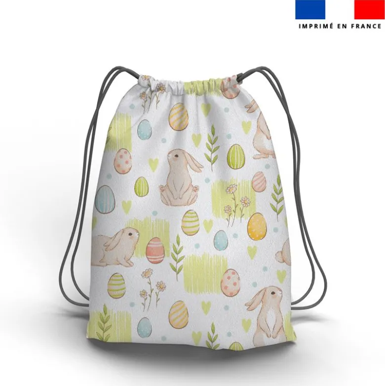 Lapins de Pâques - Fond blanc