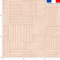 Ligne forme abstraite - Fond beige