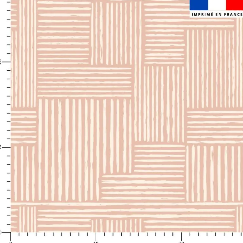 Ligne forme abstraite - Fond beige