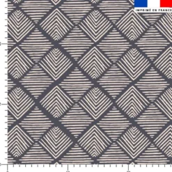 Losange forme abstraite - Fond gris anthracite