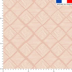 Losange forme abstraite - Fond beige