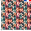 Losanges aztèques multicolores - Fond bleu nuit