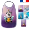 Lot de 5 coupons éponge pour serviettes de table pour enfant motif animaux du pôle nord - Création Stillistic