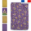 Lot de 5 essuie-mains en éponge motif poule et oeufs de Pâques - Création Stillistic