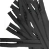 Lot de 10 fermetures 15 cm noires