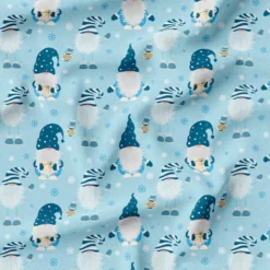 Lutin de Noël - Fond bleu ciel