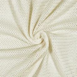 Maille en coton ajourée écrue