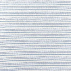 Maille en coton rayé bleu et blanc
