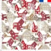 Maison de noel - Fond blanc