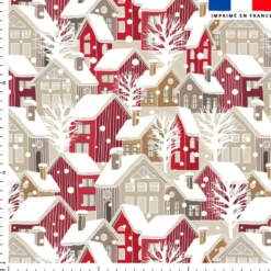 Maison de noel - Fond blanc