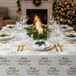 Merry christmas and Happy new year - Fond blanc