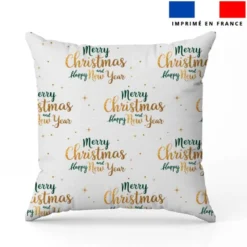 Merry christmas and Happy new year - Fond blanc