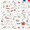 Merry christmas et happy new year - Fond blanc