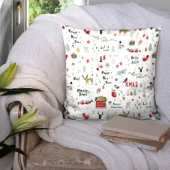 Merry christmas et happy new year - Fond blanc