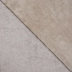 Micro éponge bambou beige galet double face