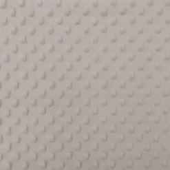 Minky uni grège relief pois