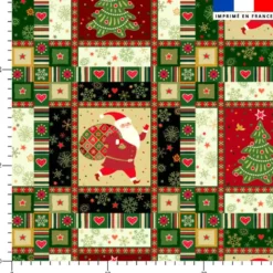 Mosaïque de Noël - Fond crème