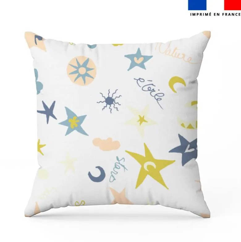 Mots doux étoiles - Fond blanc - Création Lili Bambou Design