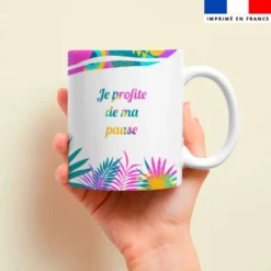 Mug imprimé citation pause