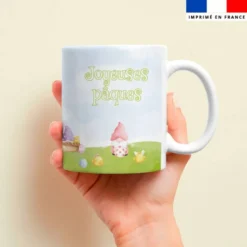 Mug imprimé gnome de Pâques