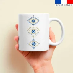Mug imprimé Grèce oeil bleu