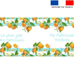 Mug imprimé maitresse et fleurs d'oranger