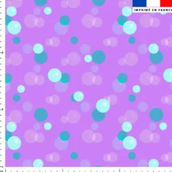 Multi bulles - Fond violet - Création Lili Bambou Design