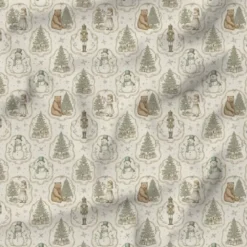Noël d'antan - Fond beige naturel
