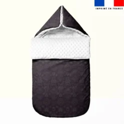 Noël pain d'épices gris - Fond noir - Création Stillistic