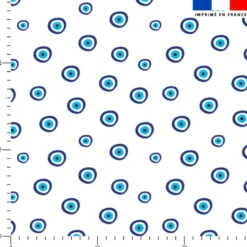 Oeil bleu Grèce - Fond blanc